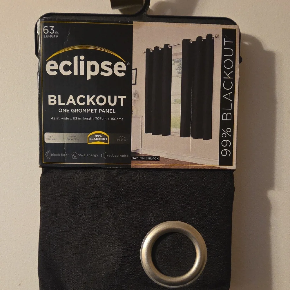 Eclipse Blackout Curtain with Grommet